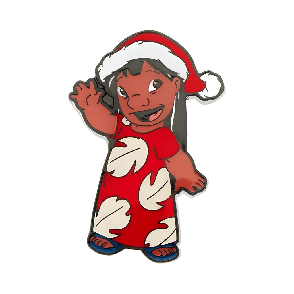 Lilo in Santa Hat Disney pin
