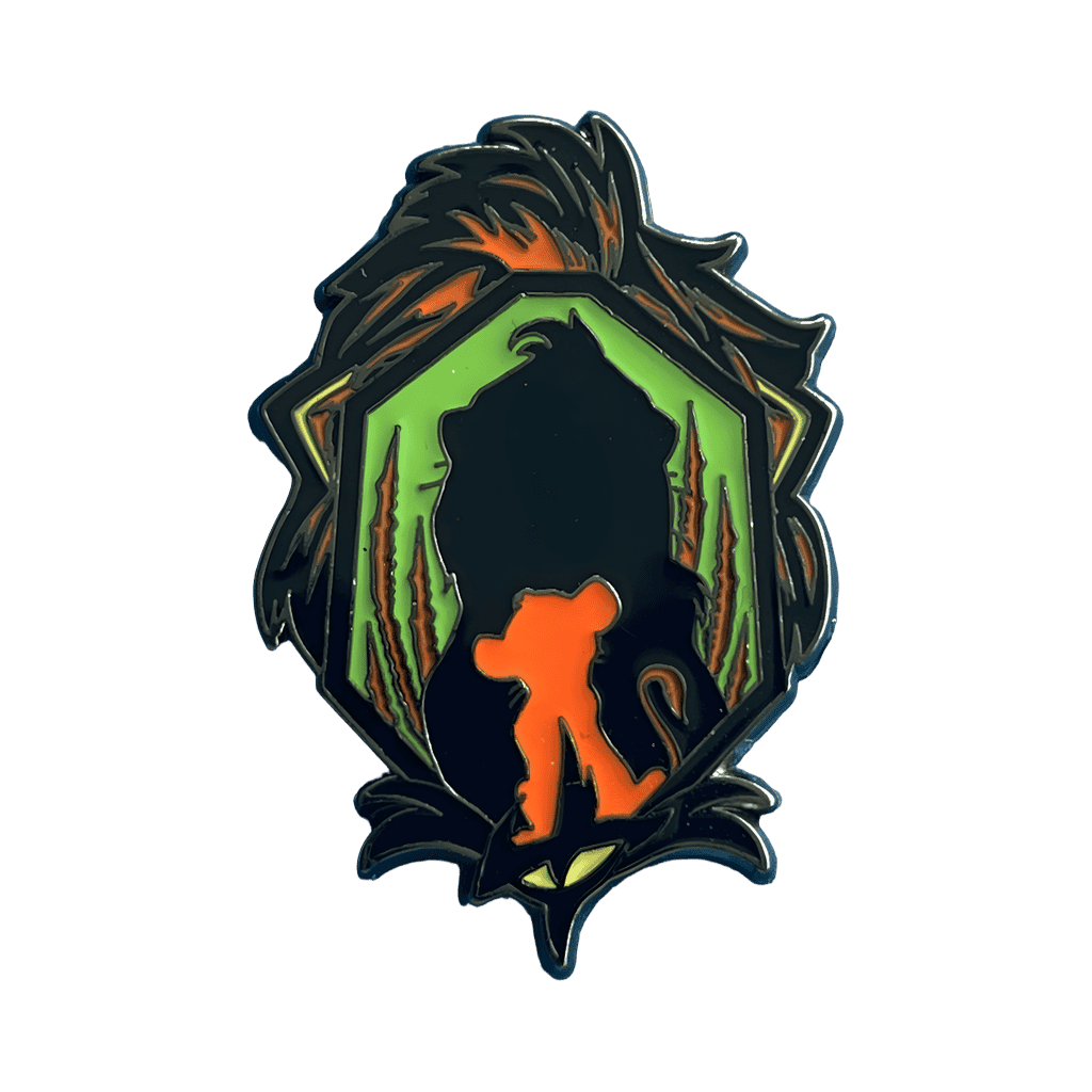 Scar and Simba Disney pin