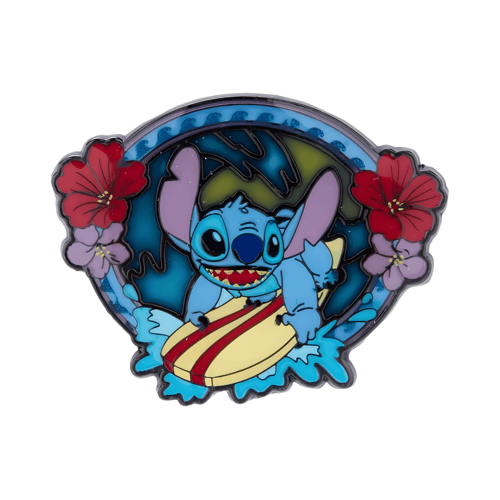 Stitch Surfing Disney pin