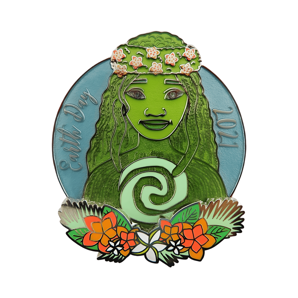 Earth Day 2021 with Te Fiti Disney pin