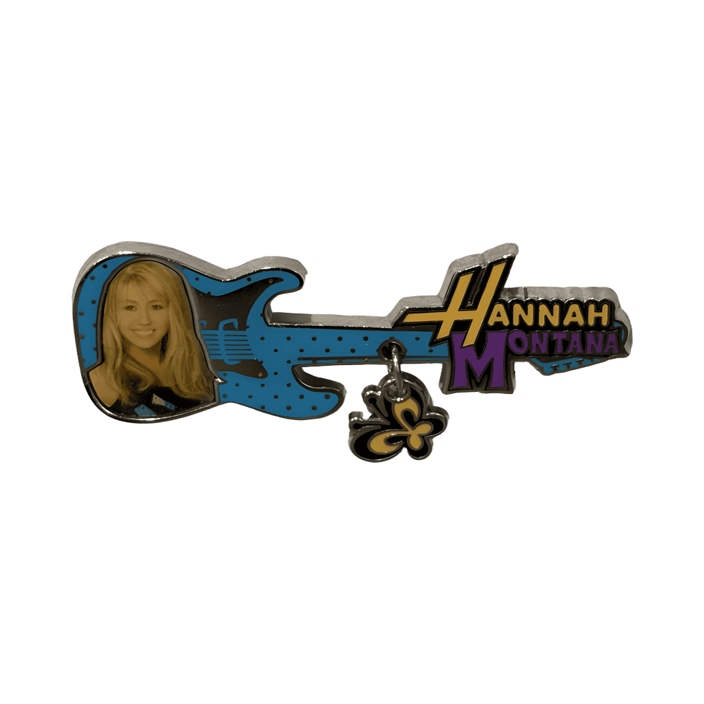 Hanna Montana Guitar with Butterfly Charm Disney pin
