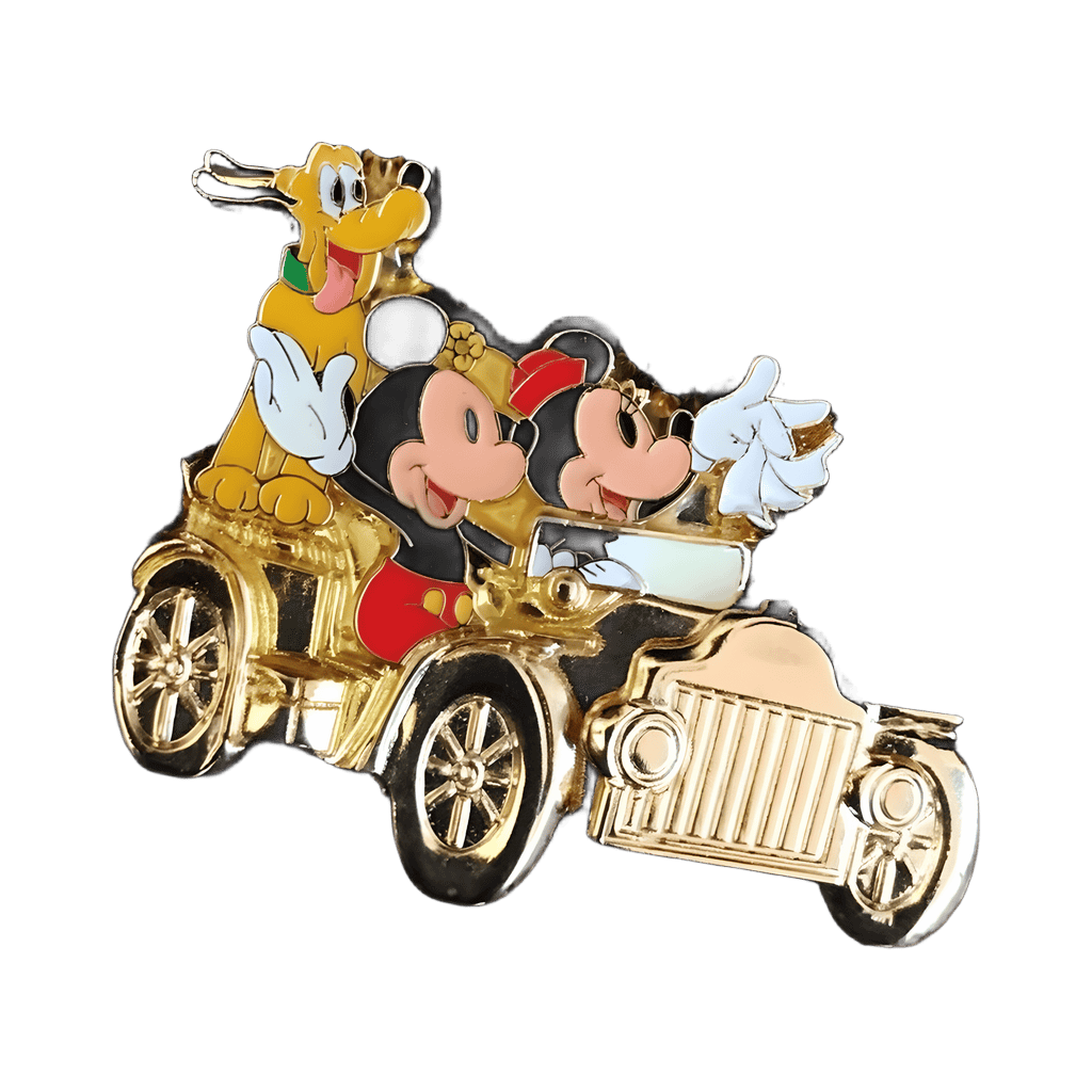 Horseless Carriage Mickey, Minnie, and Pluto Disney pin