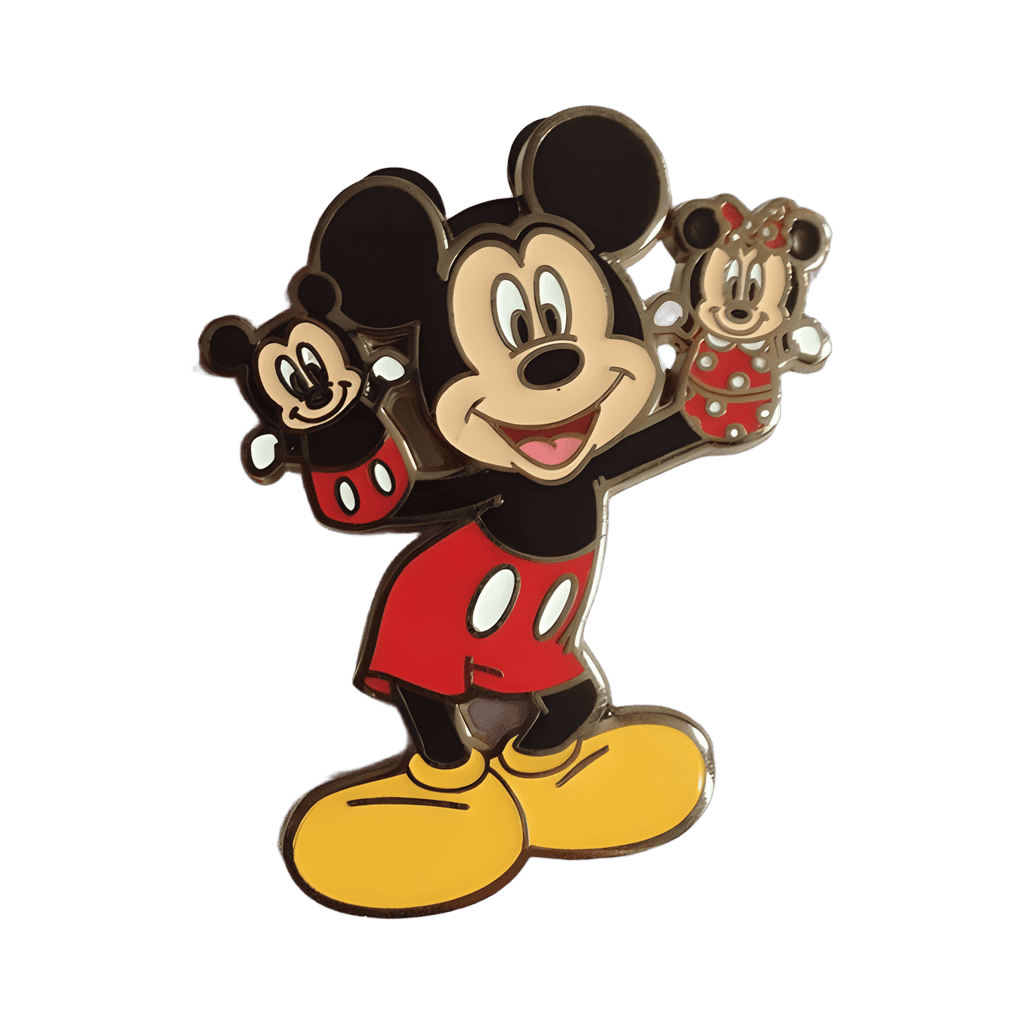 Mickey with puppets Disney pin