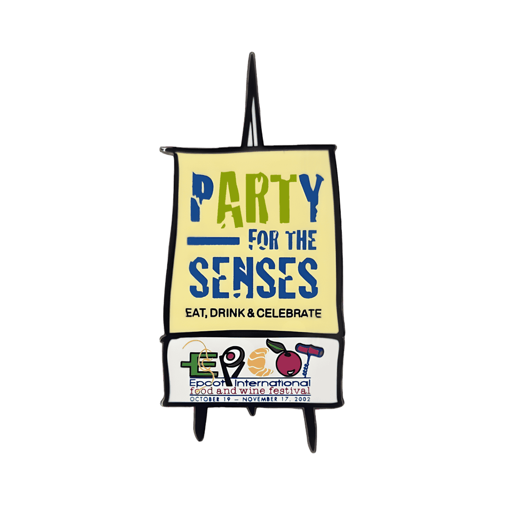 Party for the Senses — Eat, Drink & Celebrate (Corrected Version) Disney pin