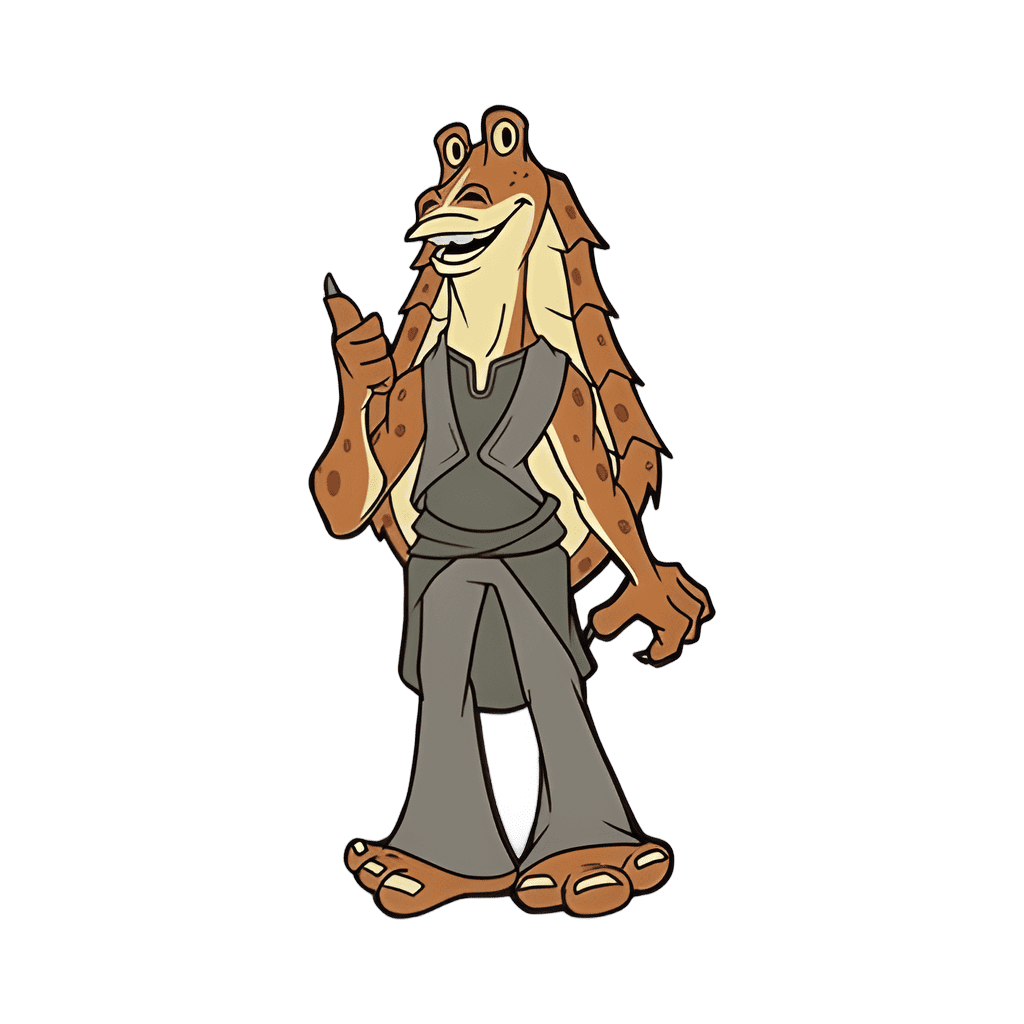 Jar Jar Binks Disney pin