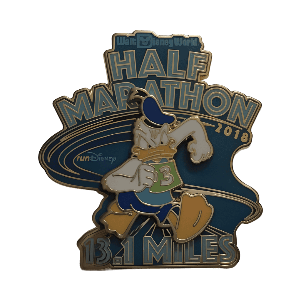 Half Marathon Disney pin