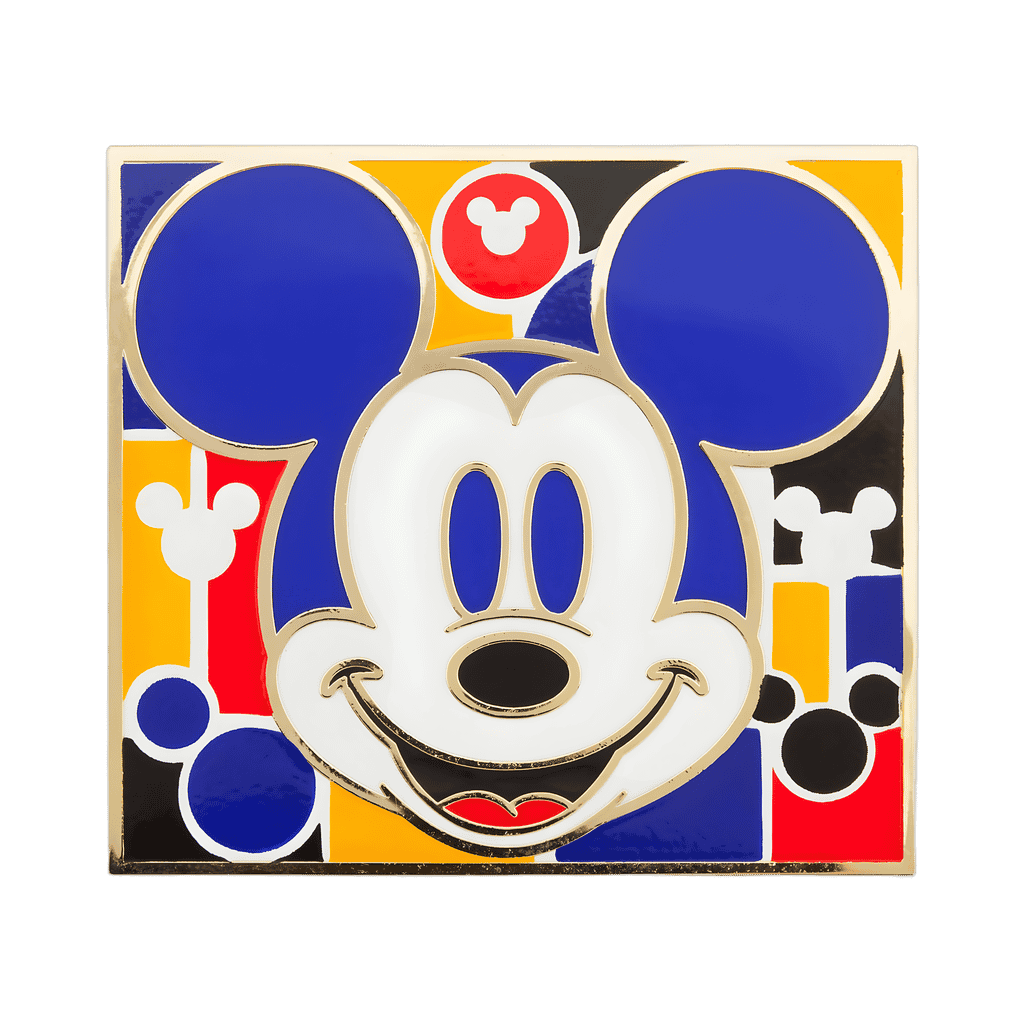 March Set - Primary Colours Mickey Mouse Head Disney pin