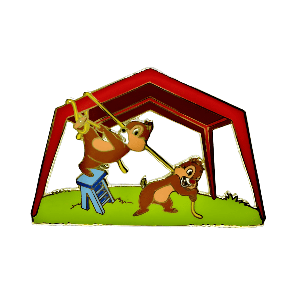 Chip and Dale Pitch a Tent Disney pin