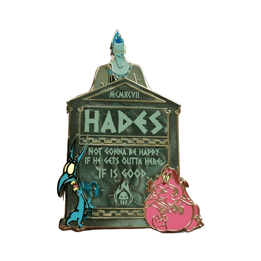 Hades Tombstone Disney pin
