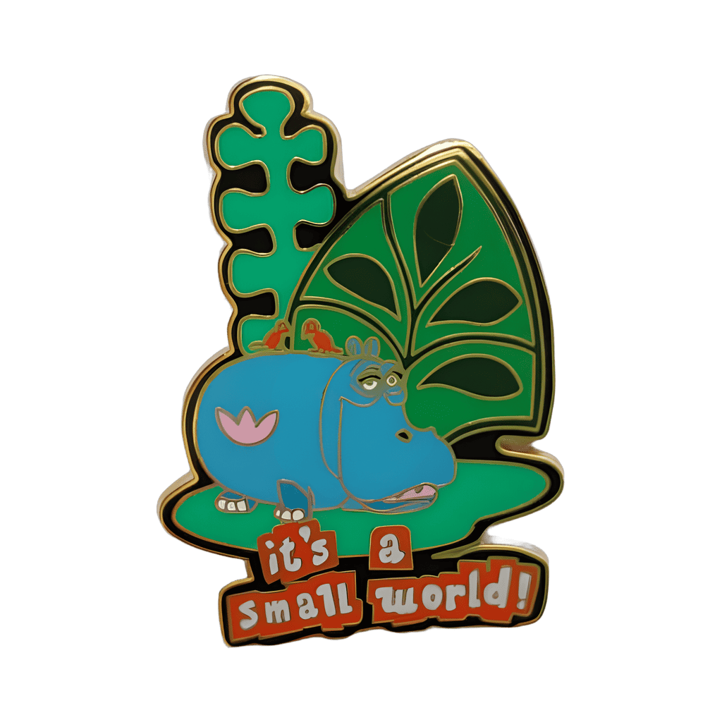 it's a small world - Blue Hippo Disney pin