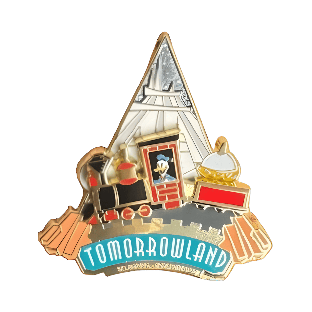 Jumbo Compass: Tomorrowland Train Slider Disney pin