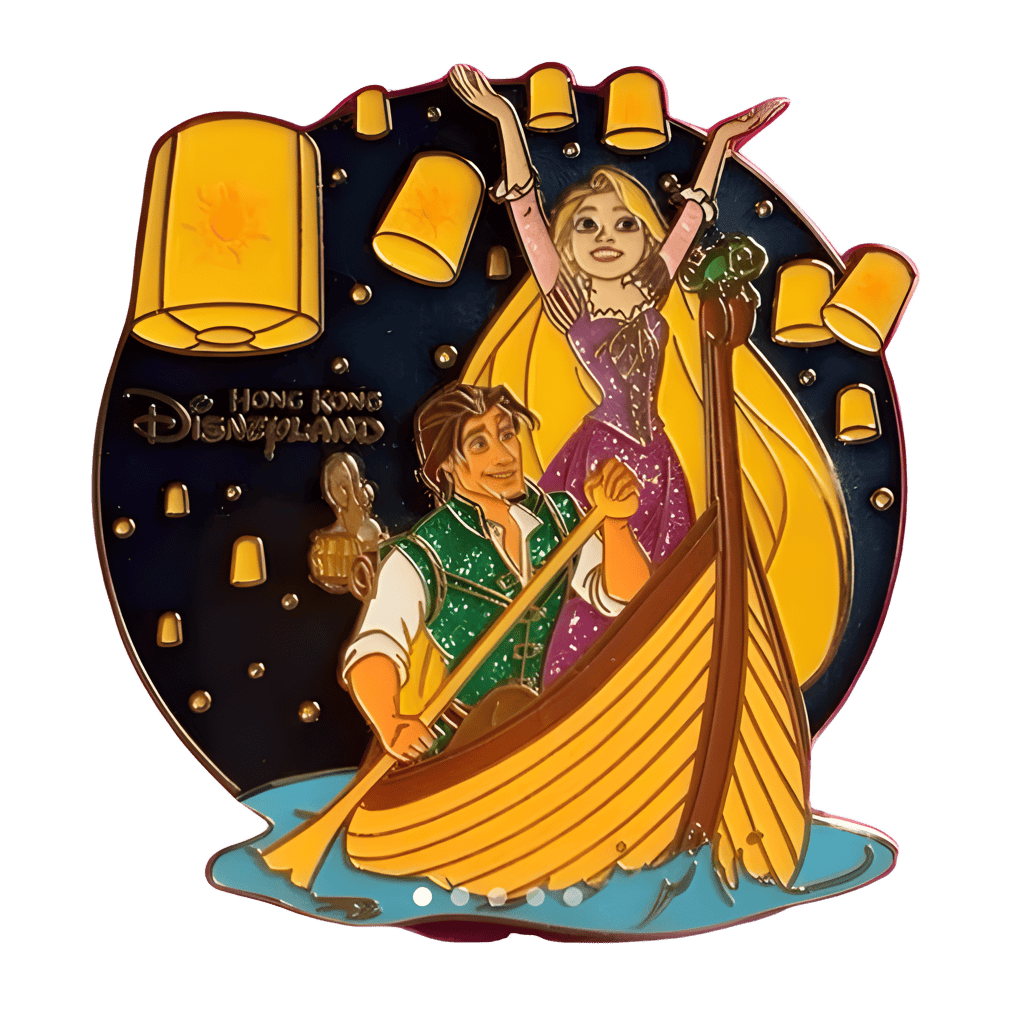 Rapunzel fynn rider Disney pin