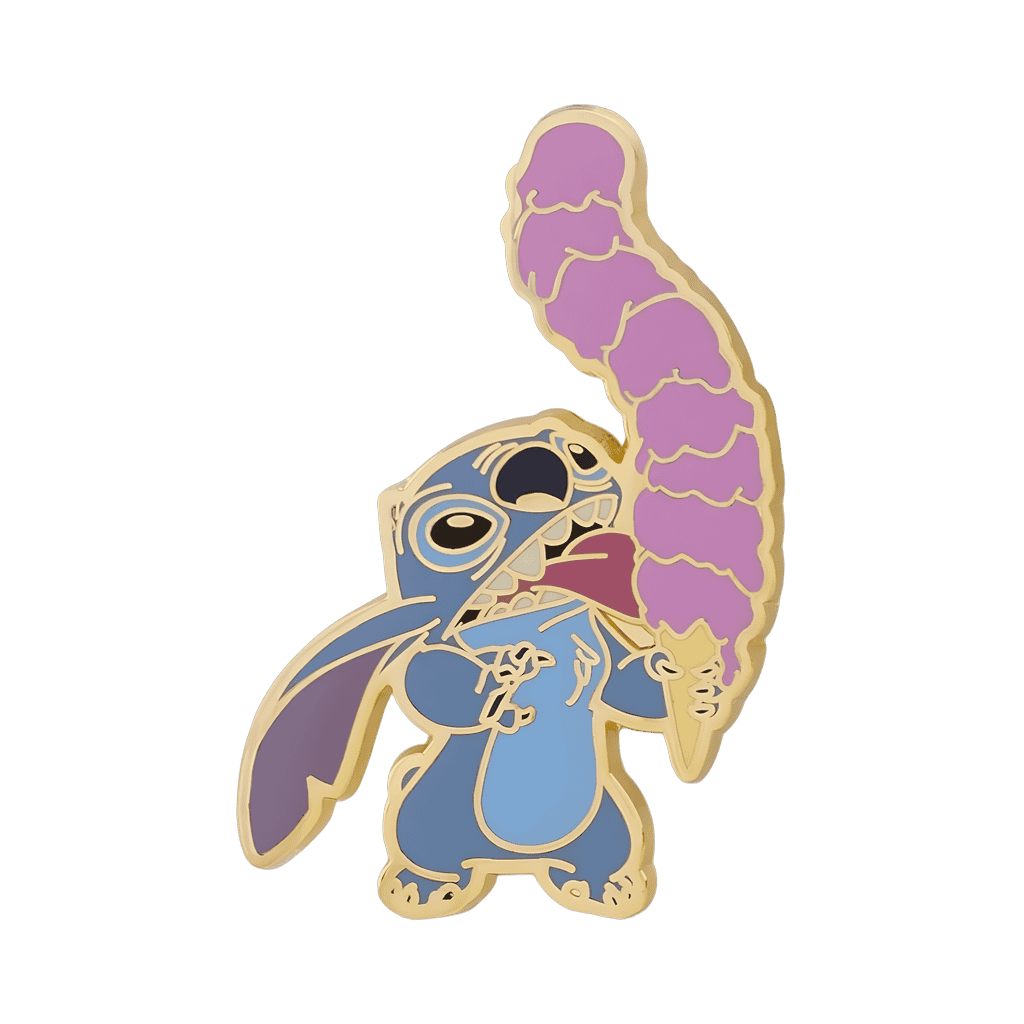 Stitch Licking Ice Cream Disney pin