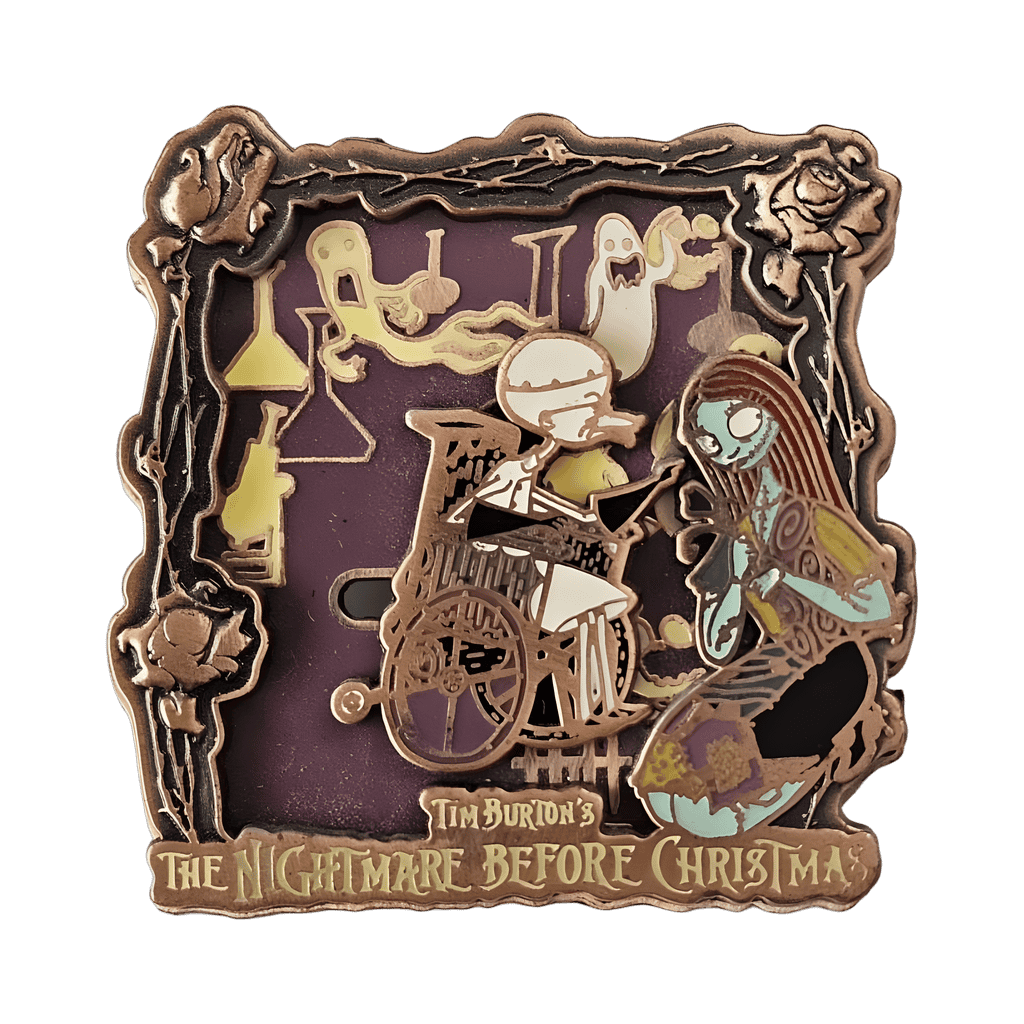 Sally and Dr. Finkelstein Disney pin