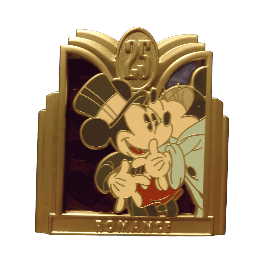 Boxed Golden Age of Hollywood Genres Set - Mickey & Minnie (Romance) Disney pin