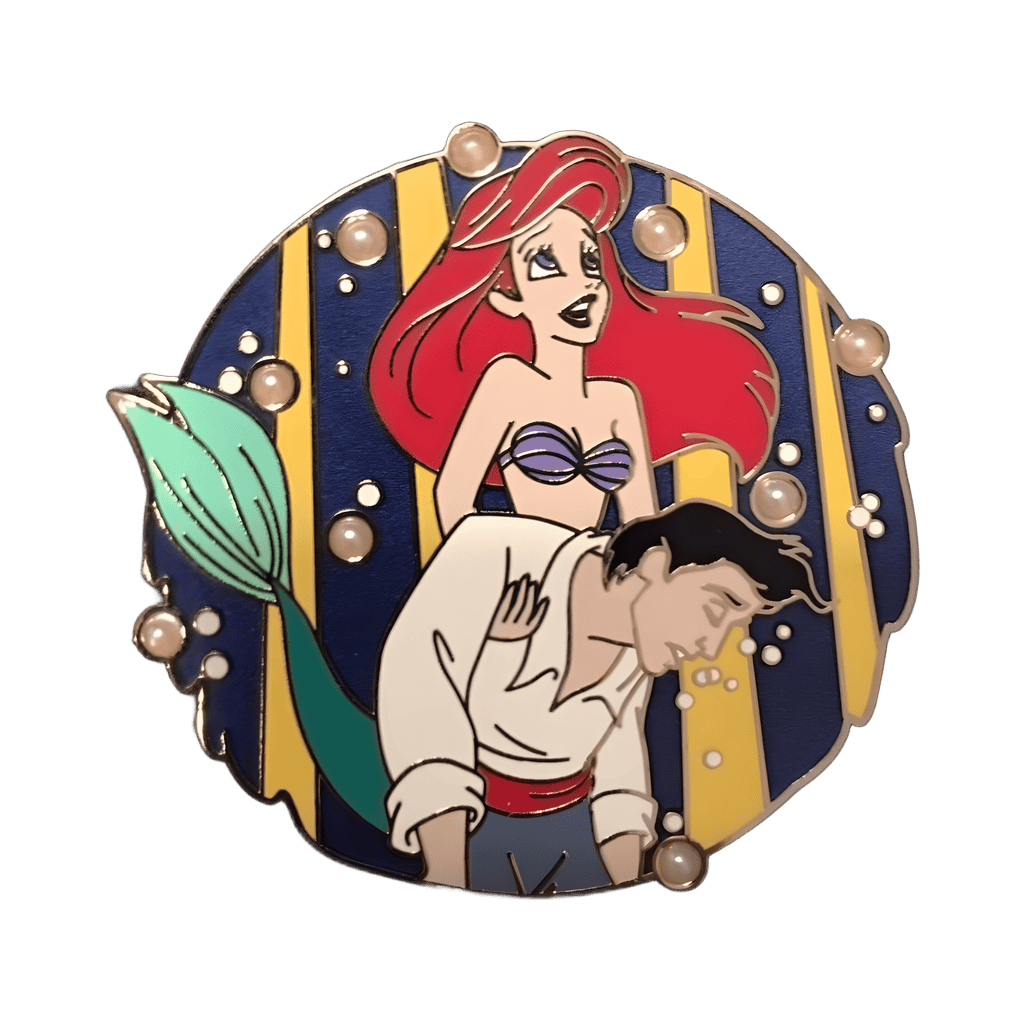Ariel and Eric Disney pin