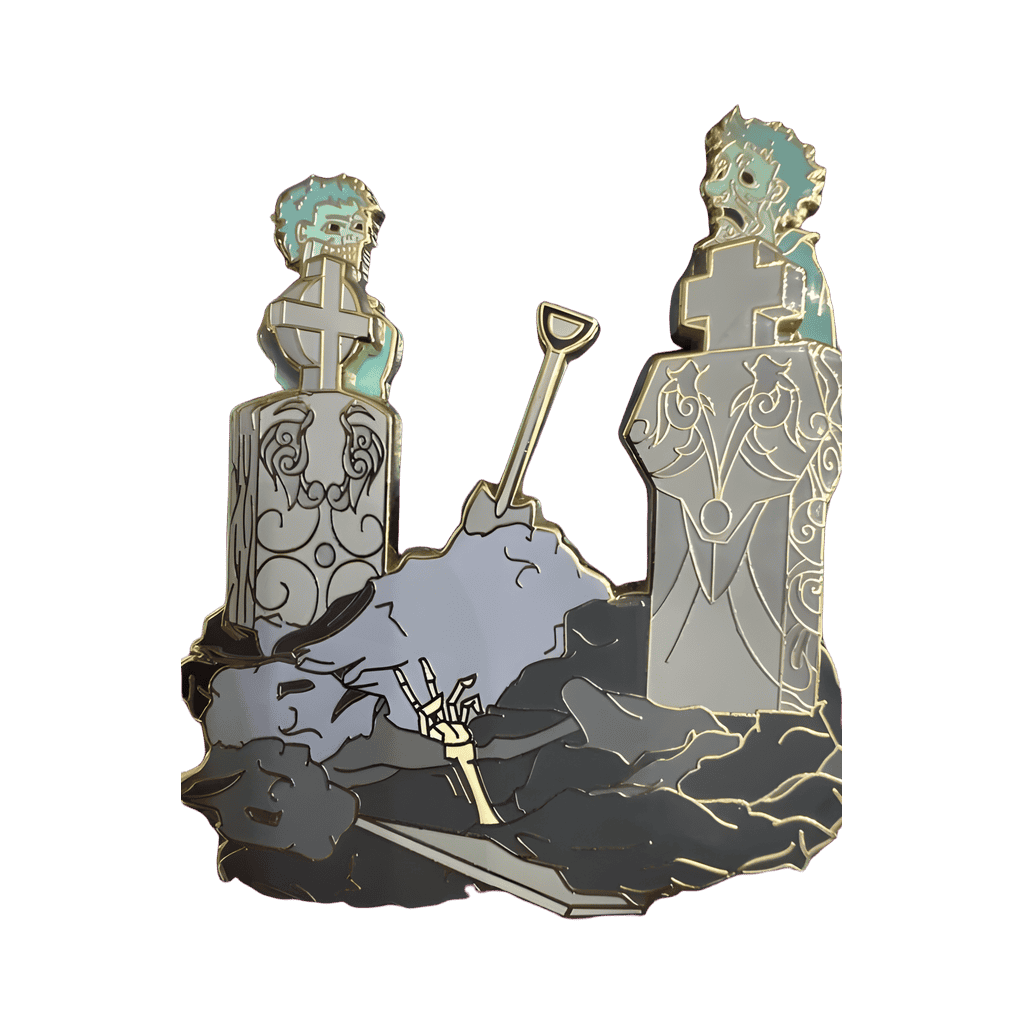 Graveyard Scene with Ghosts-slider Disney pin