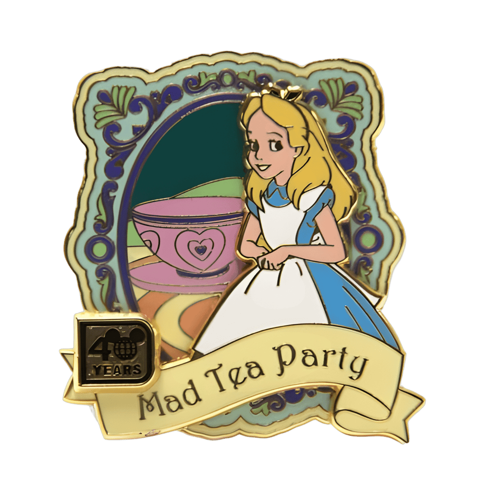 Alice at Mad Tea Party Disney pin