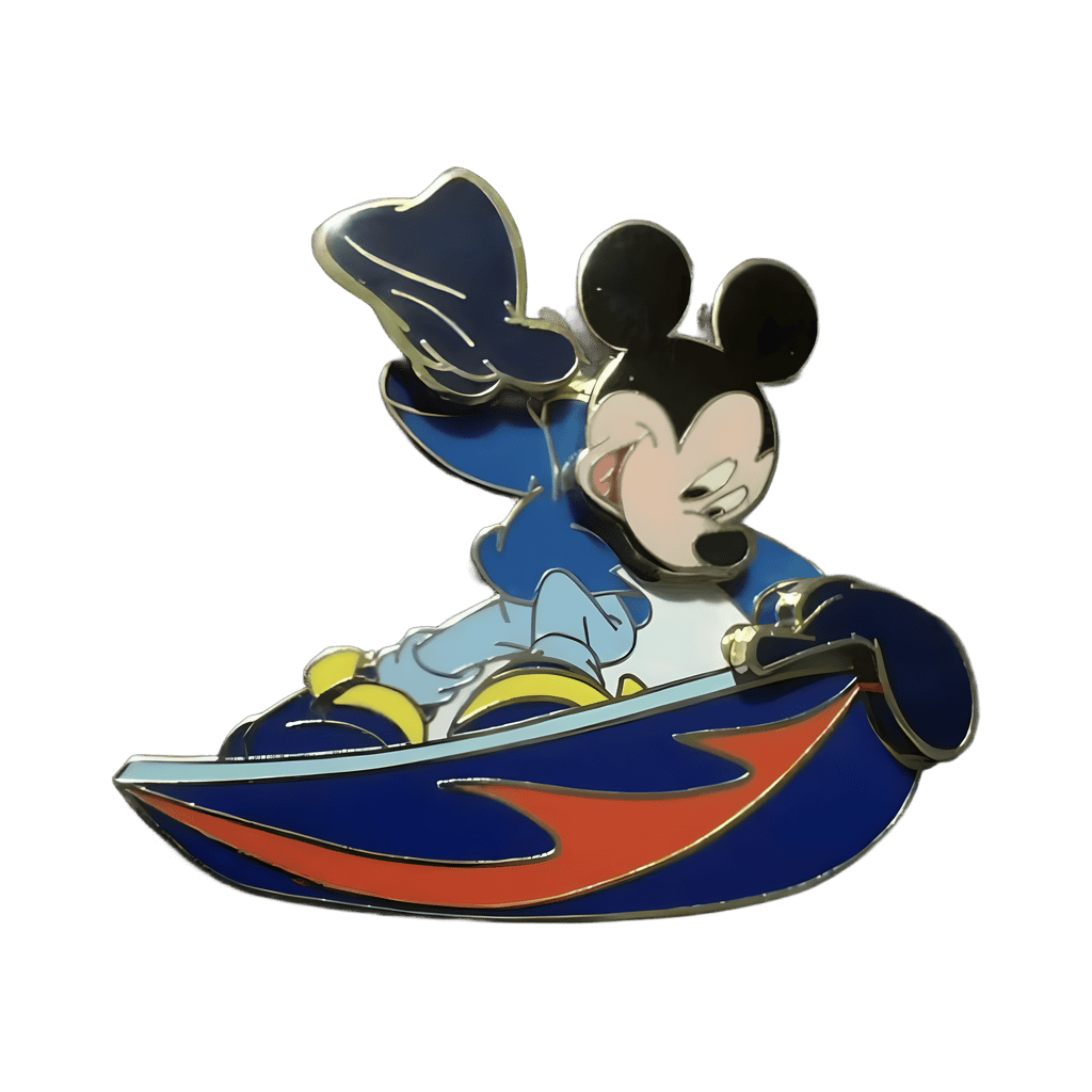 Mickey Mouse Snowboarding Disney pin