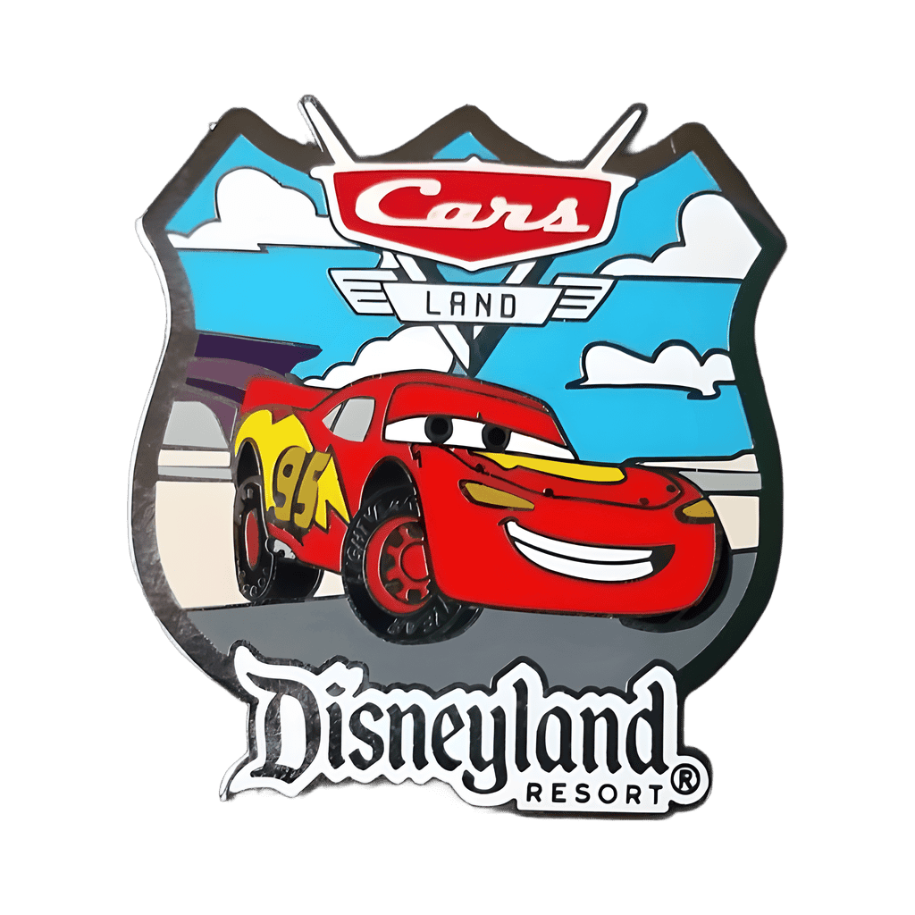 Lightning McQueen Cars Land Disney pin