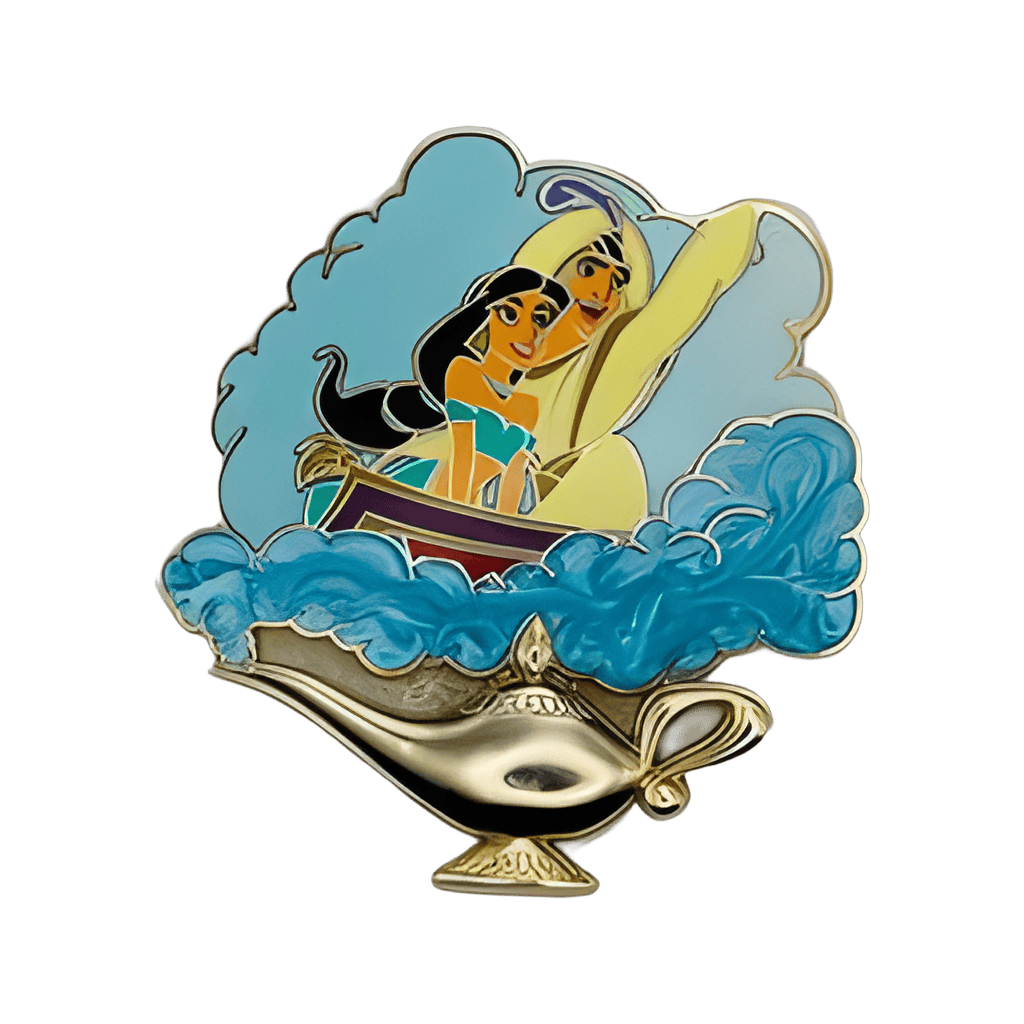 Magic Lamp Pin - Jasmine & Aladdin Disney pin