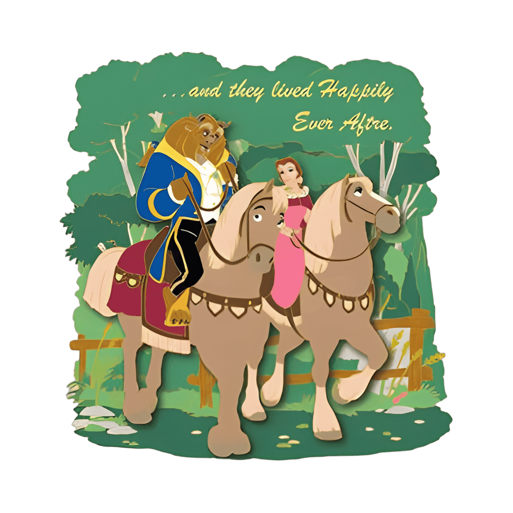 Belle and the Beast Disney pin