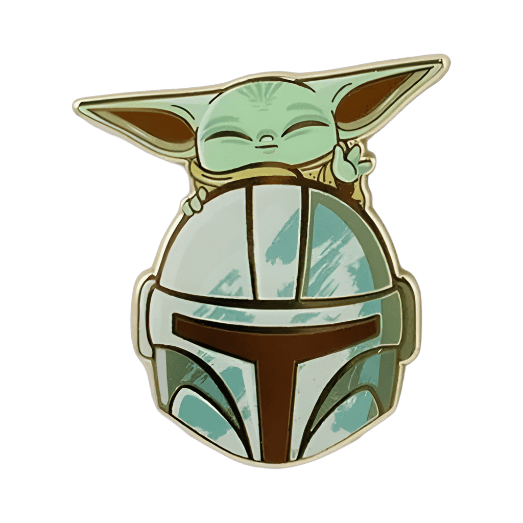 Grogu with Helmet Disney pin