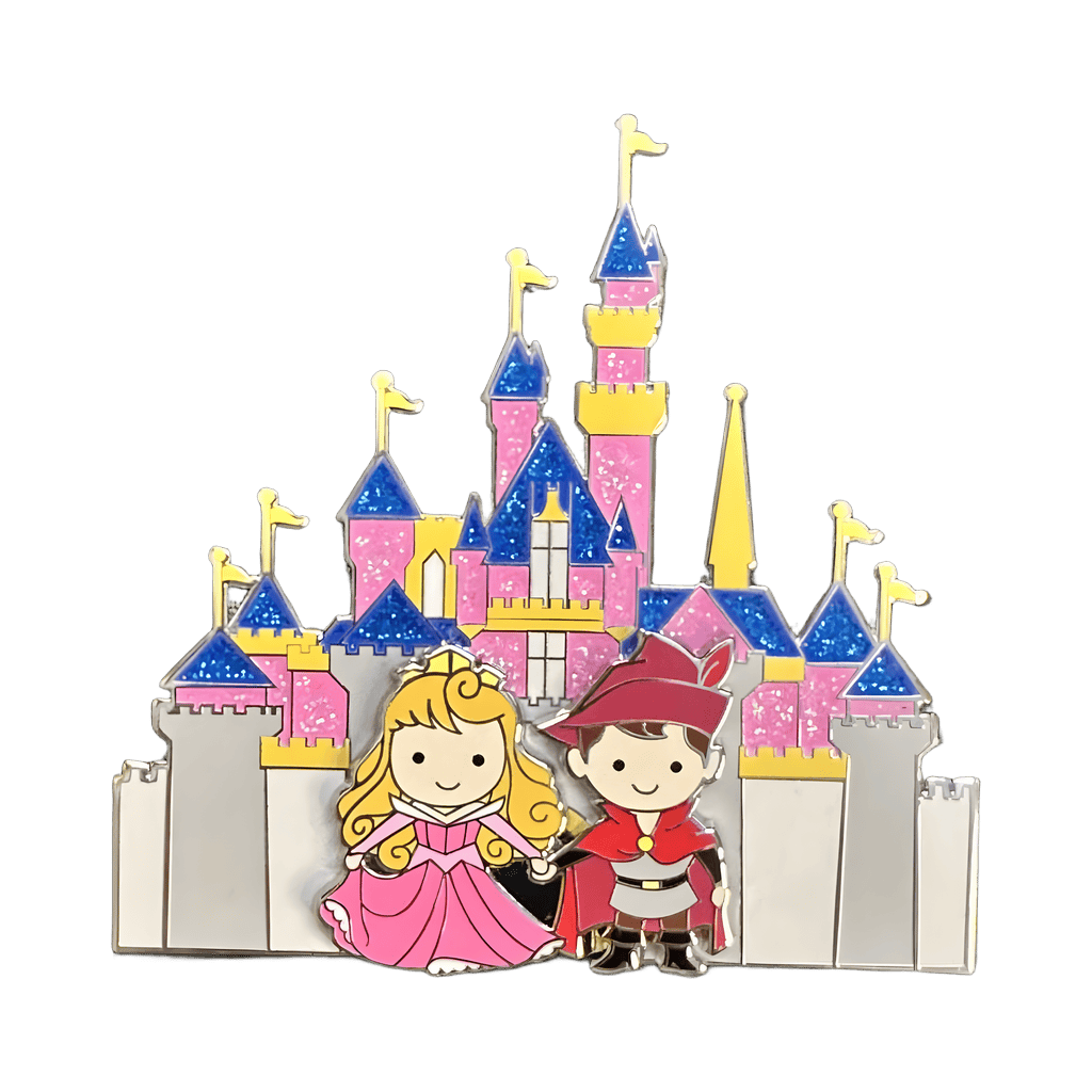 Sleeping Beauty Aurora & Prince Philip Jumbo Disney pin