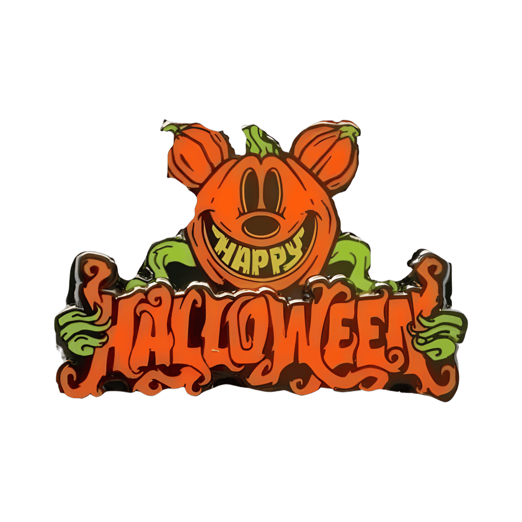 Happy Halloween Mickey pumpkin Disney pin
