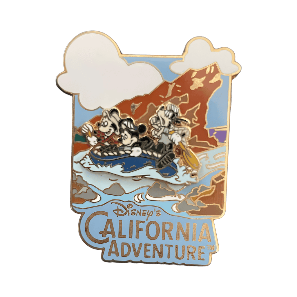 Disney's California Adventure - Mickey, Minnie, & Goofy on Grizzly River Run Disney pin