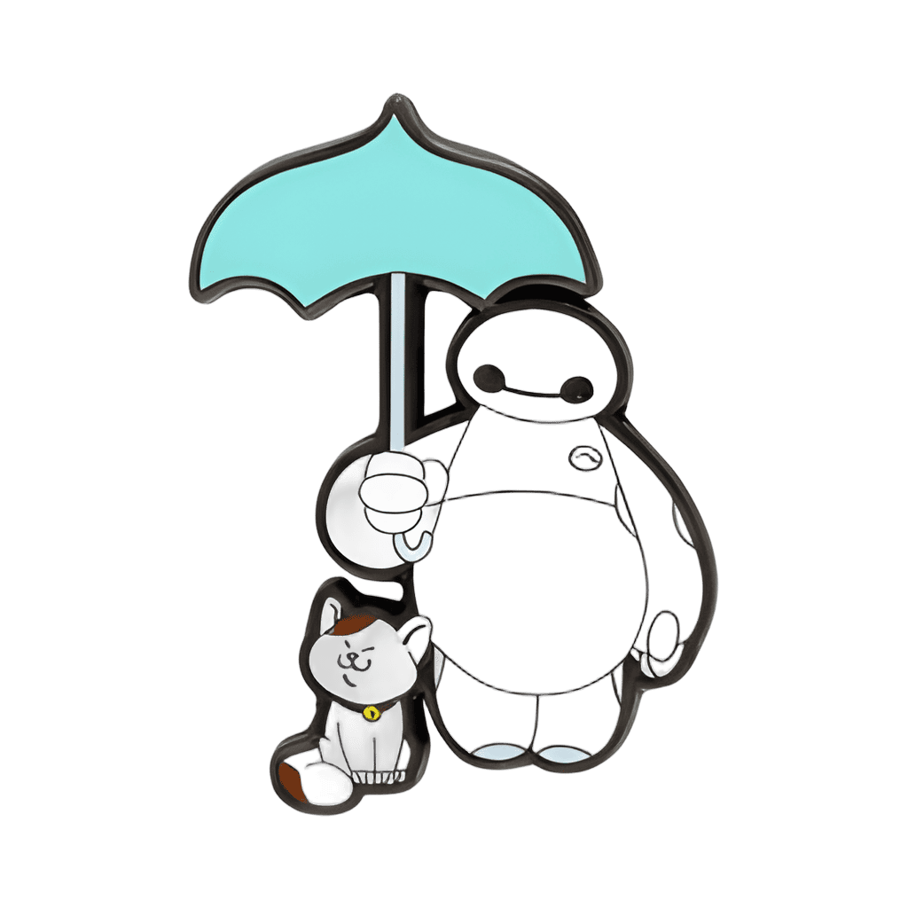 Baymax and Mochi Umbrella Disney pin