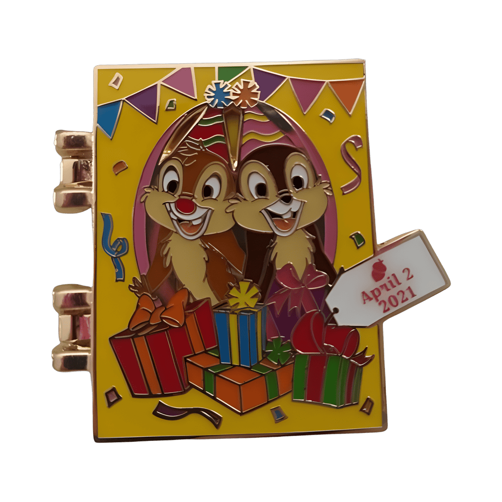 2021 - Chip ‘n’ Dale Hinged Birthday Card Disney pin