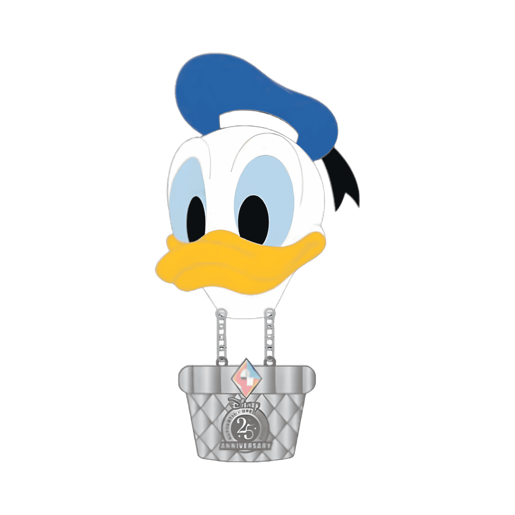 Up, Up and Away! Acrylic Stand Set – Donald Balloon Disney pin