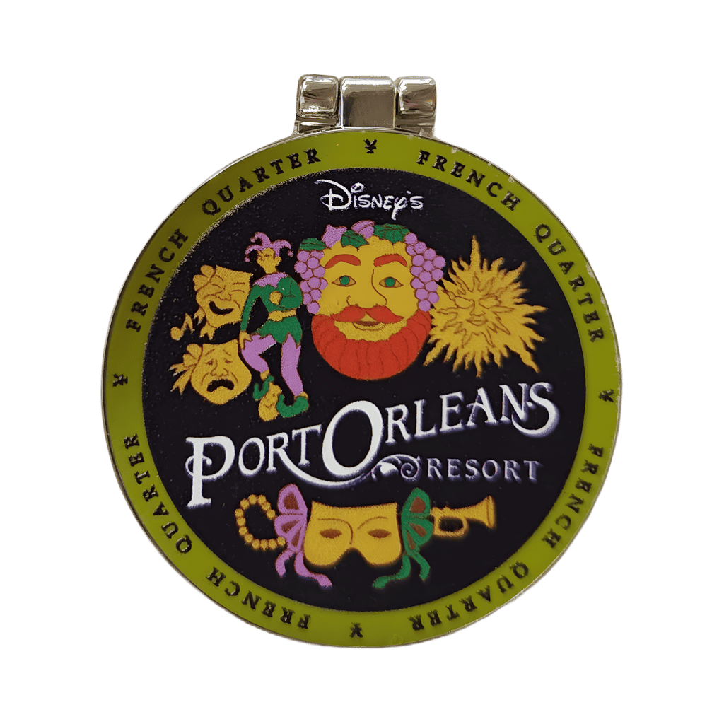 Hinged French Quarter Tiana & Mardi Gras Masks Disney pin