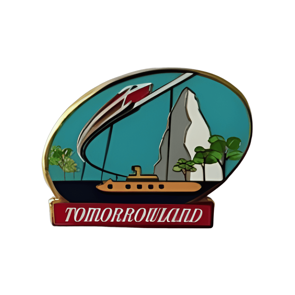 1950's - Tomorrowland - Submarine Voyage and Monorail Disney pin