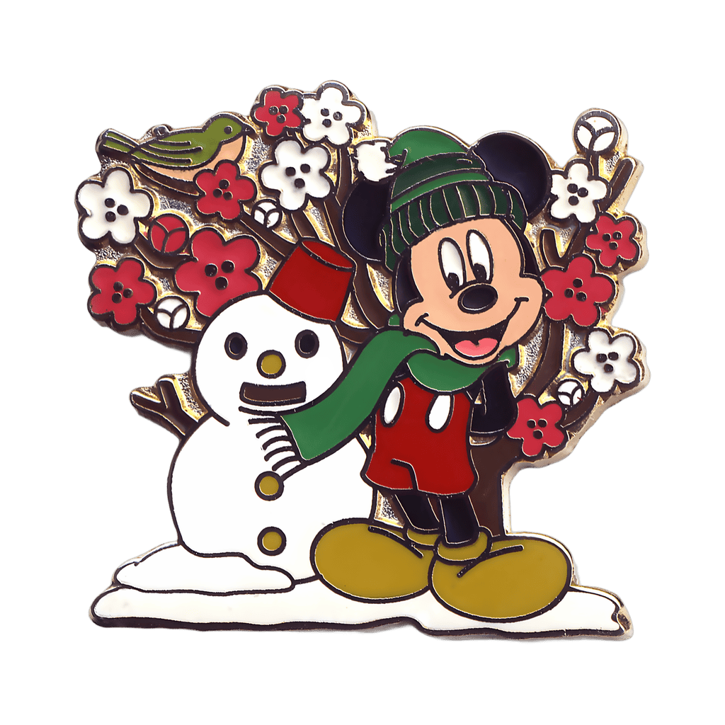 January - Plum Blossom - Mickey Mouse Disney pin