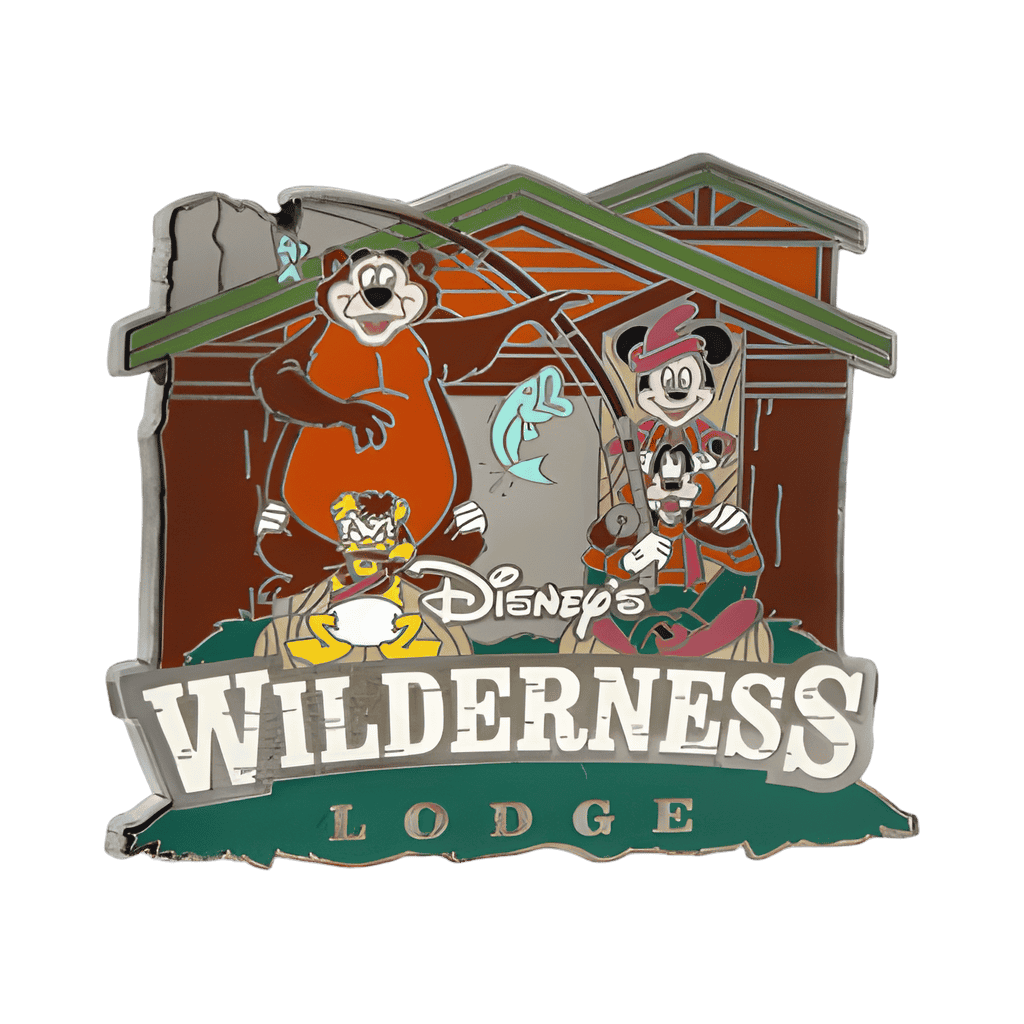Mickey, Goofy, Donald, and Humphrey the Bear Disney pin
