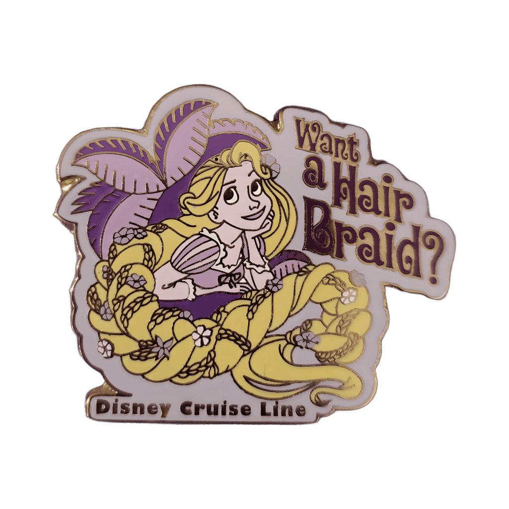 Disney Cruise Line - Rapunzel - Want a Hair Braid? Disney pin