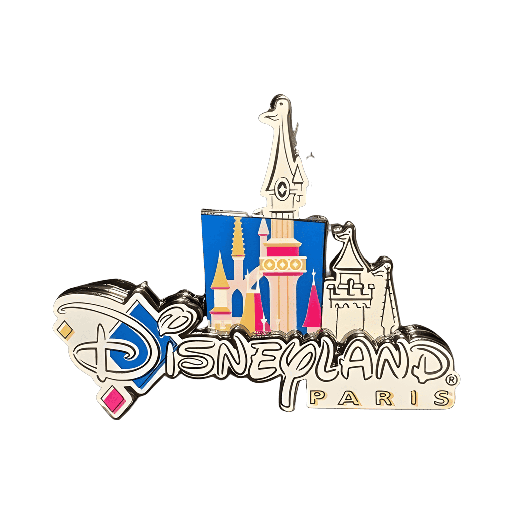 Sketched/Painted Castle and DLP Logo Disney pin
