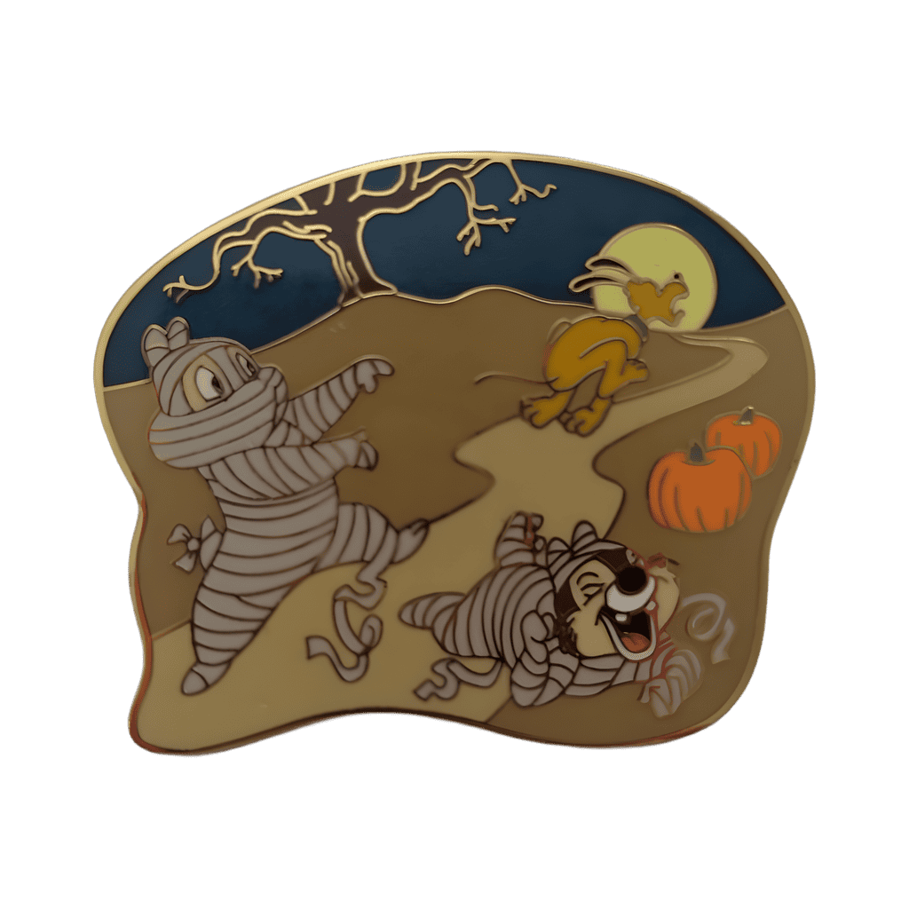 Chip and Dale as Mummies Disney pin