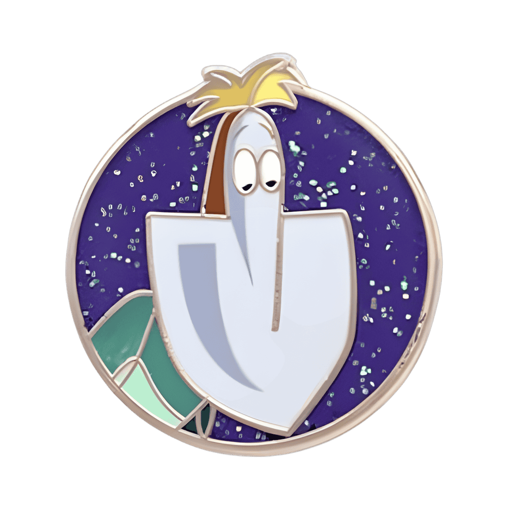 Shovel-Heron Disney pin