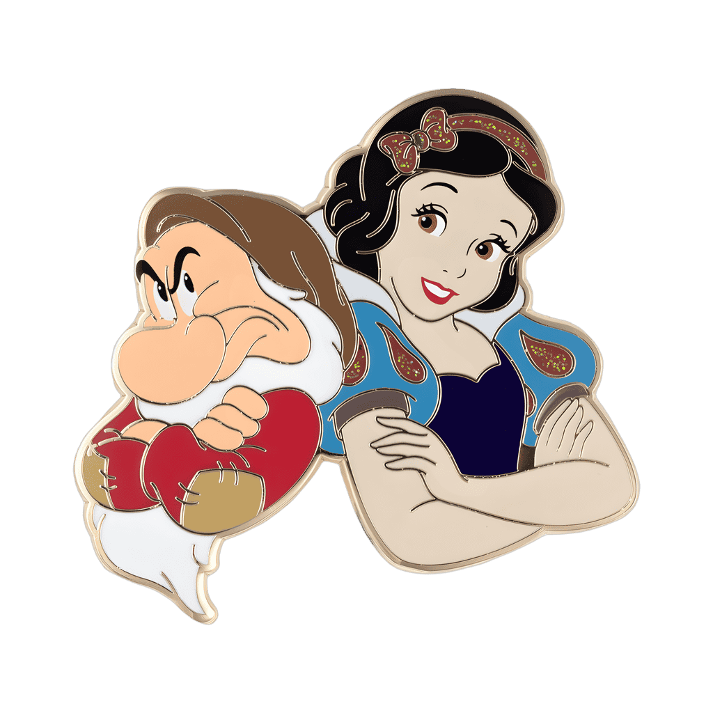 Snow White and Grumpy Disney pin