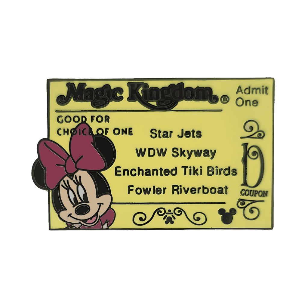 "D" Coupon Disney pin