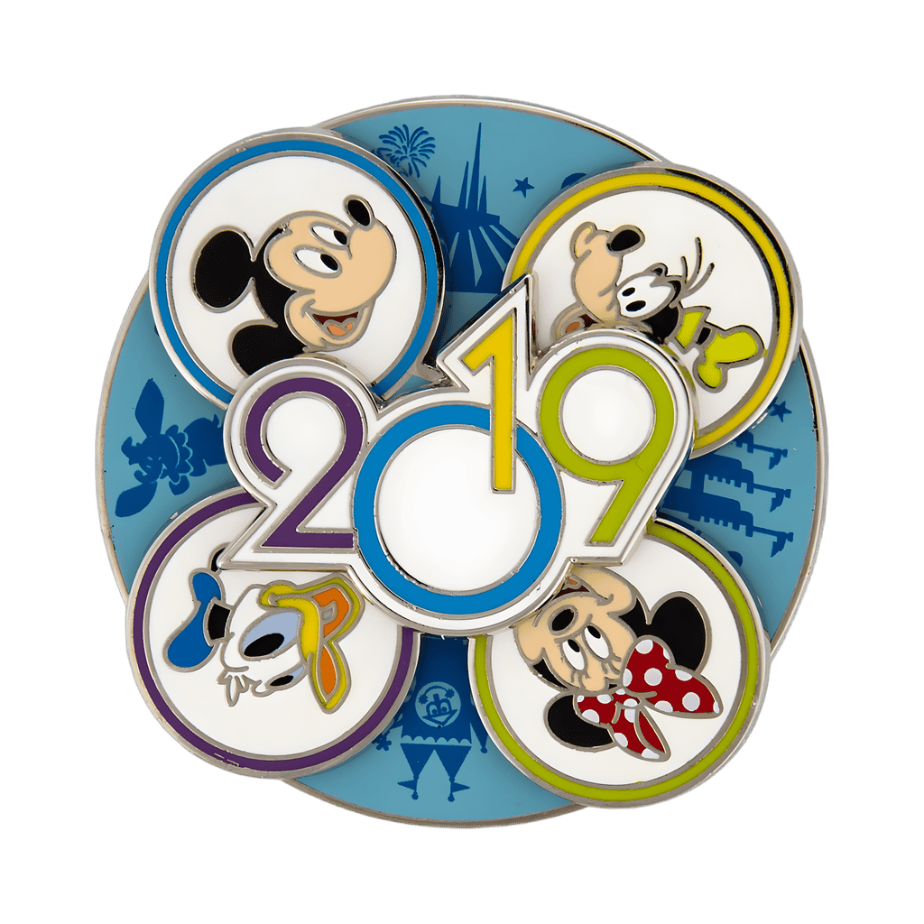 Walt Disney World Dated Spinner Disney pin