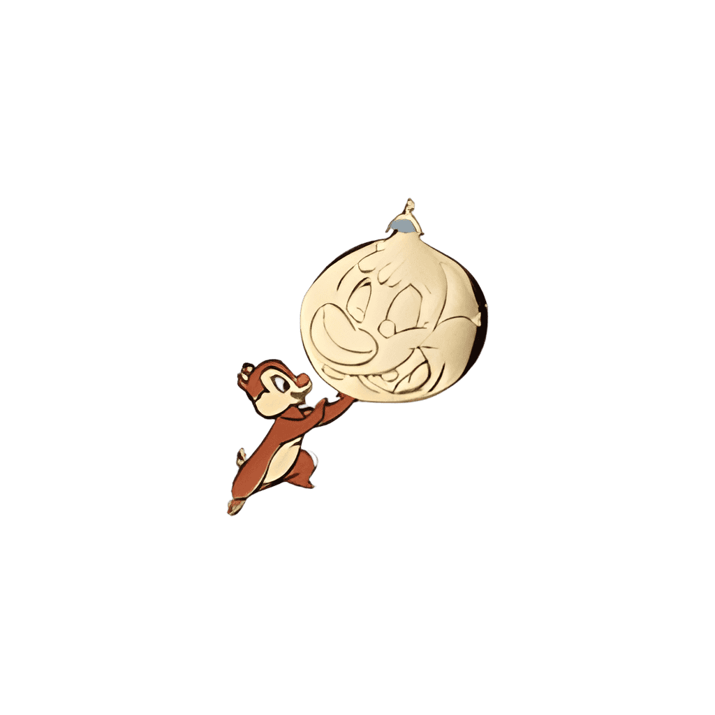 Days 17 Through 20 Pin Set - Dale with Gold Ornament Reflection Disney pin