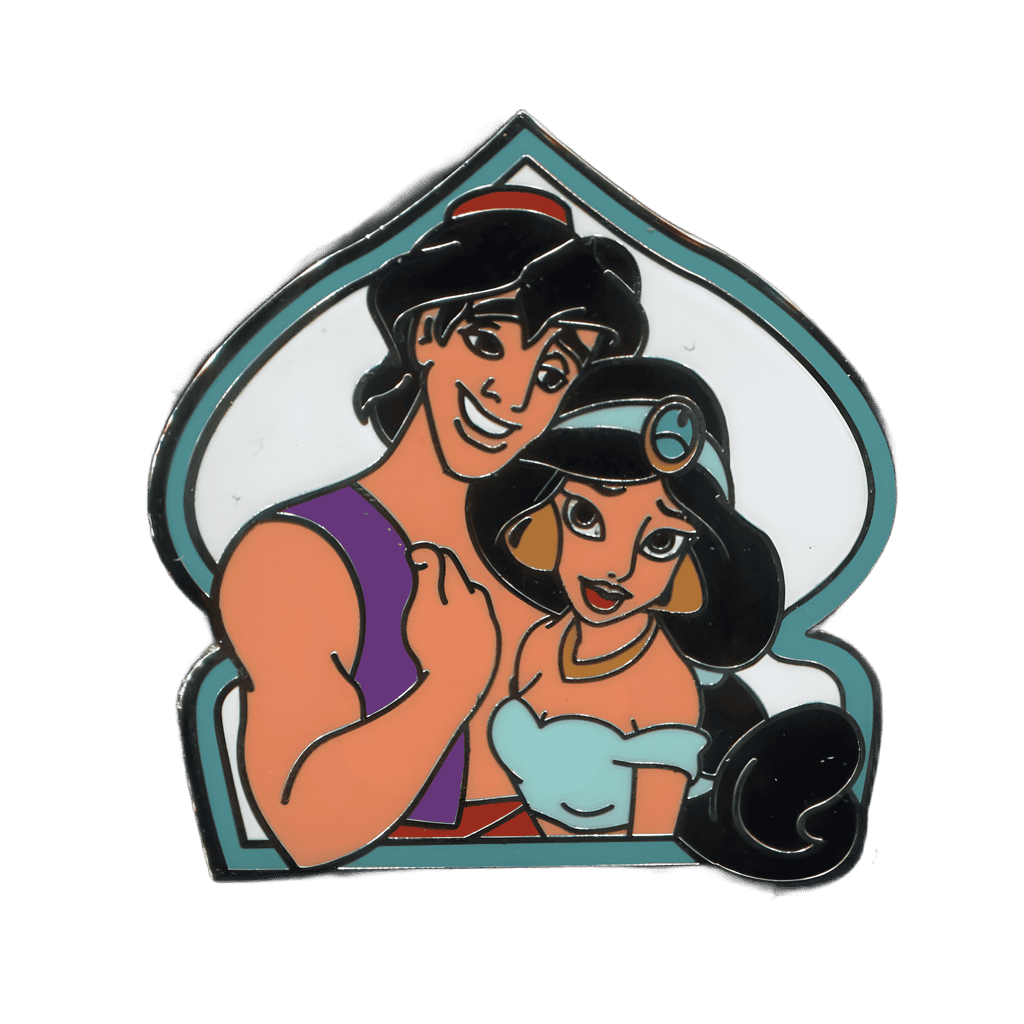 Aladdin and Jasmine Disney pin