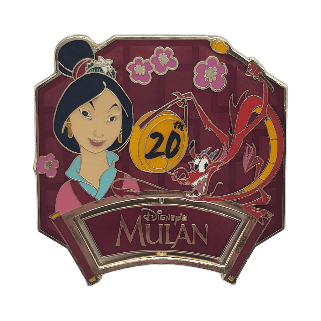 Mulan and Mushu Disney pin