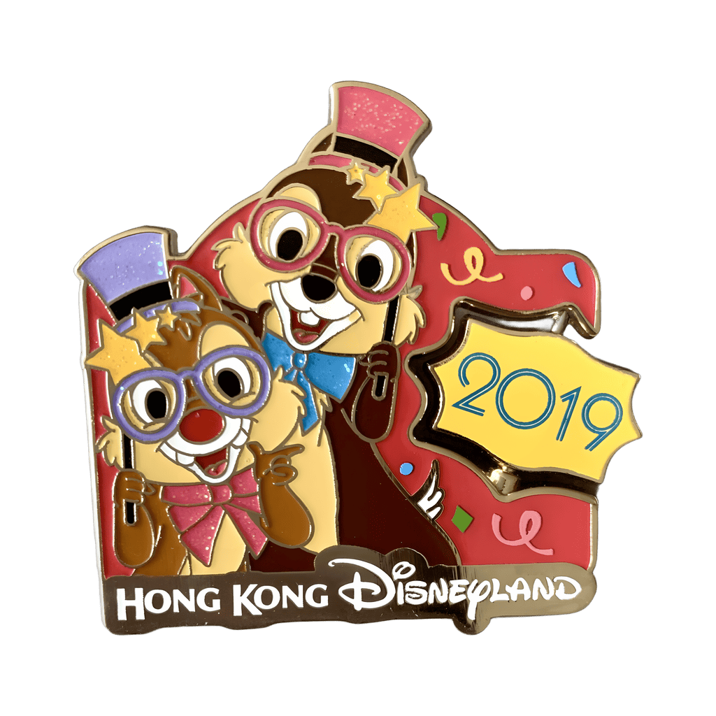 New Year 2019/2020 Spinner - Chip & Dale Disney pin