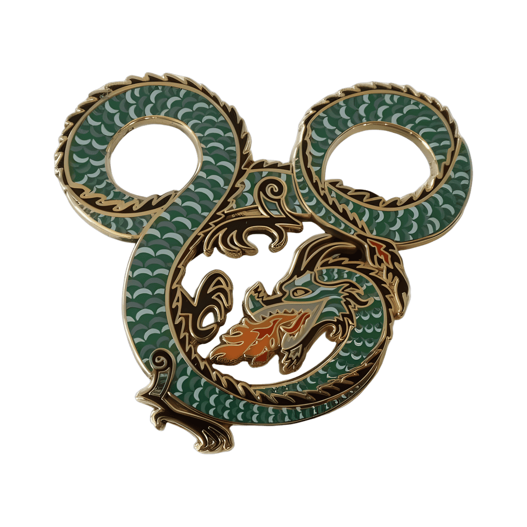 Green Disney pin