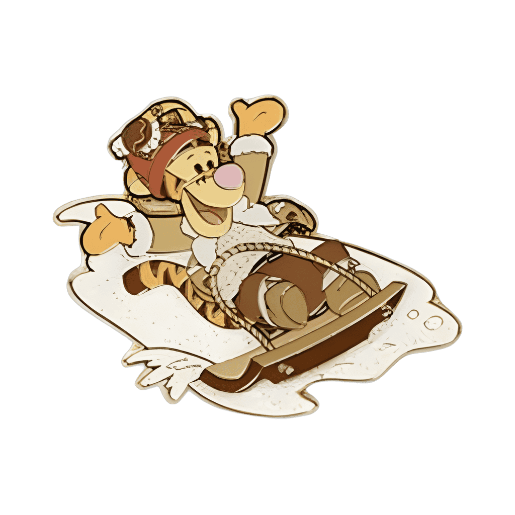 Tigger Sledding Disney pin
